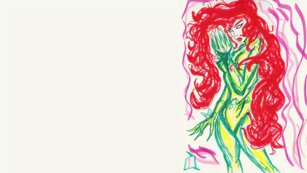 Comic Poison Ivy HD Desktop Wallpaper | Background Image