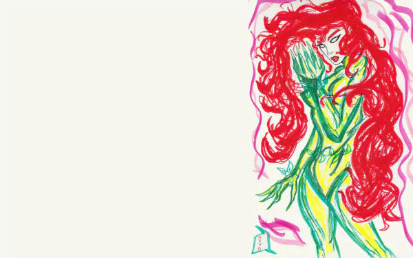 Comic Poison Ivy HD Desktop Wallpaper | Background Image