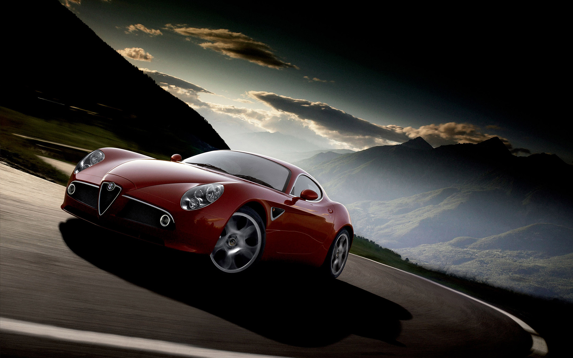 Vehicles Alfa Romeo 8C Competizione HD Wallpaper | Background Image