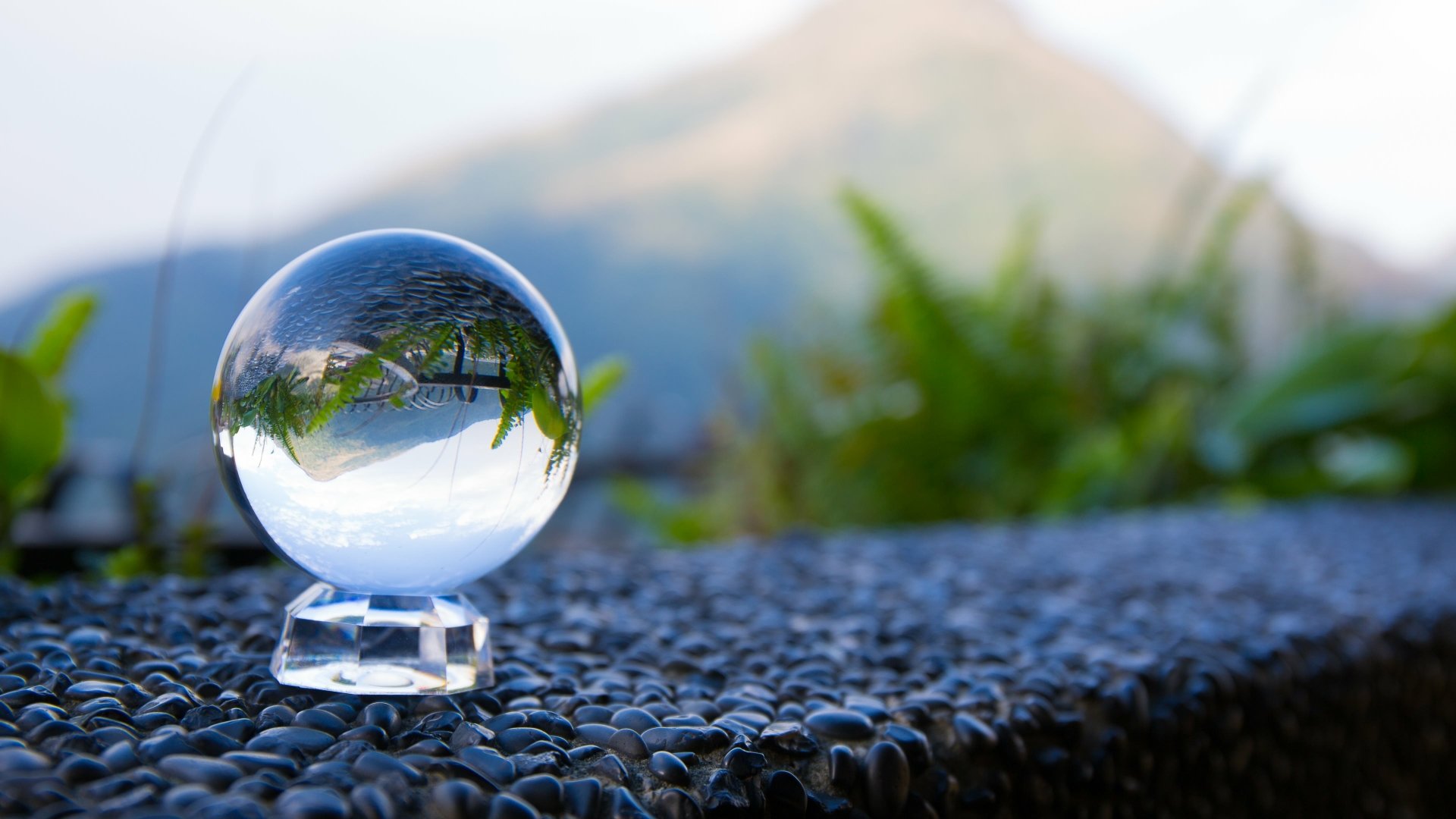 Download Glass Globe Photography Reflection 4k Ultra HD Wallpaper