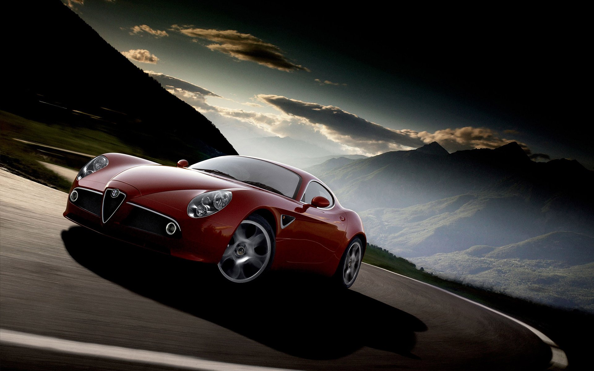 Download Alfa Romeo Vehicle Alfa Romeo 8C Competizione HD Wallpaper