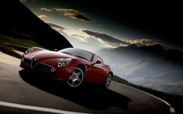 Alfa Romeo vehicle Alfa Romeo 8C Competizione HD Desktop Wallpaper | Background Image