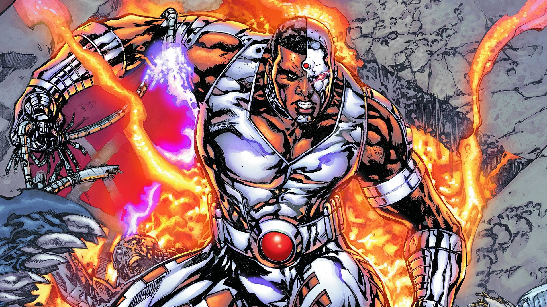 Download Cyborg Dc Comics Victor Stone Comic Cyborg Hd Wallpaper 