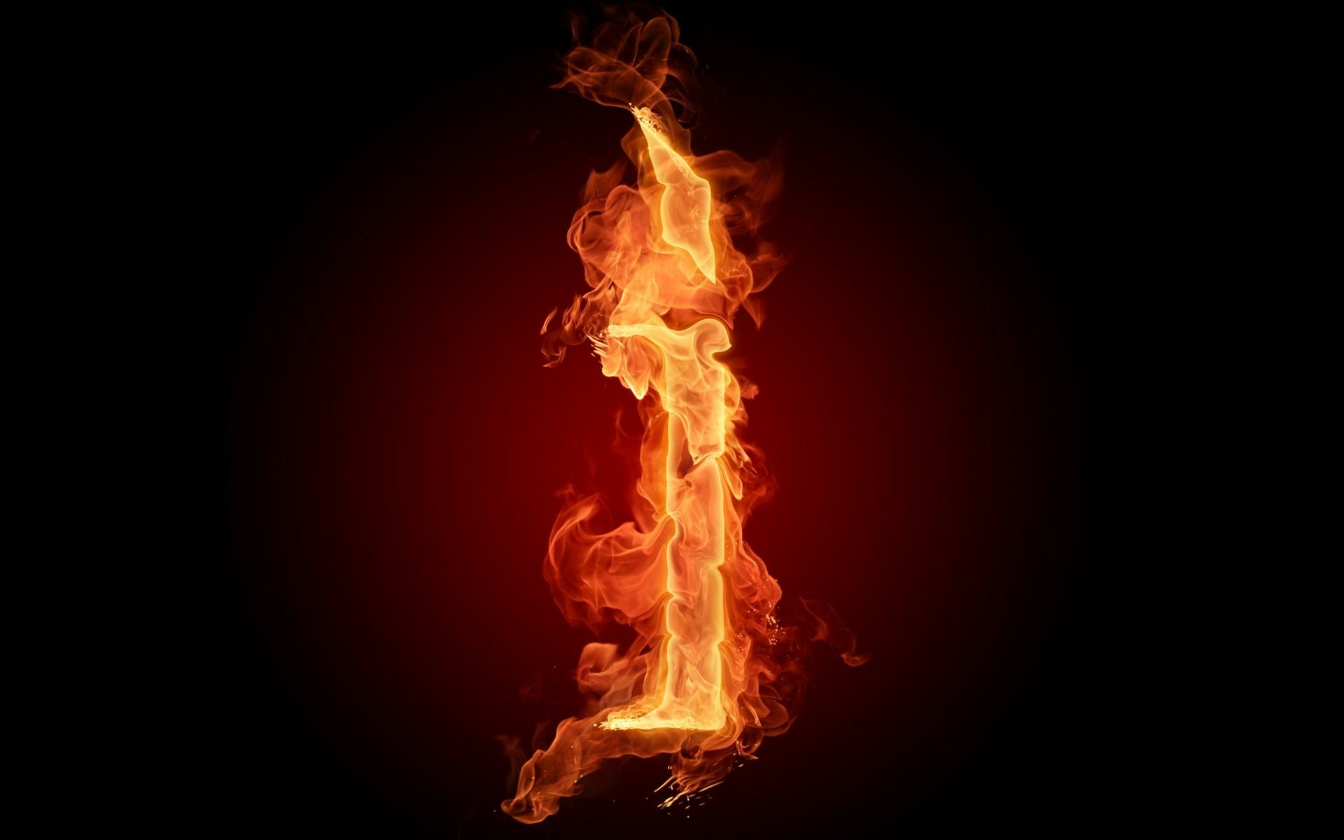 flaming i Full HD Wallpaper and Background Image | 1920x1200 | ID:467499