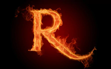  flaming r