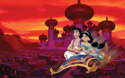 Princess Jasmine Aladdin movie Aladdin (1992) HD Desktop Wallpaper | Background Image