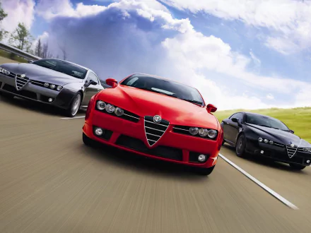 Alfa Romeo vehicle Alfa Romeo Brera HD Desktop Wallpaper | Background Image