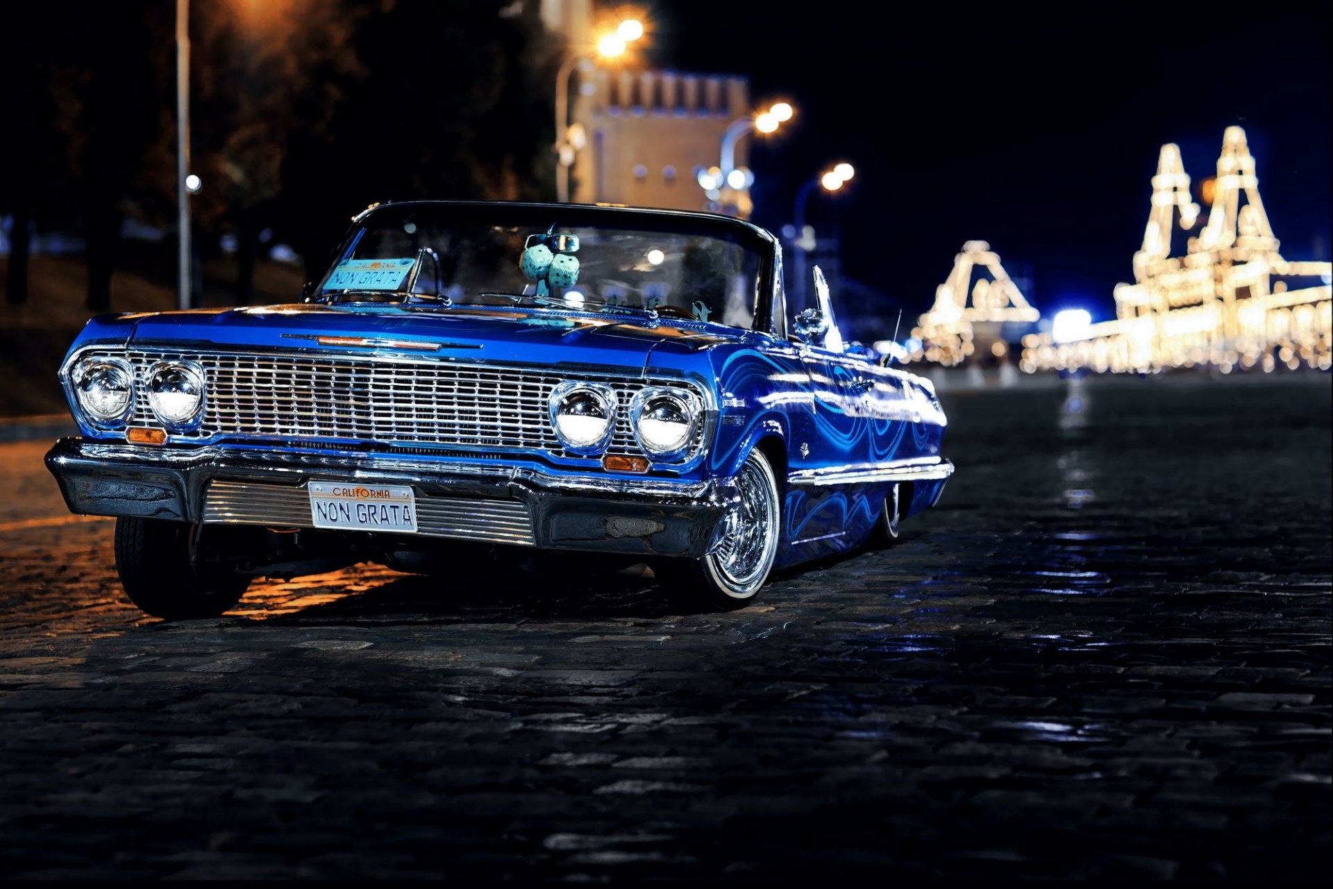 Download Vehicle 1963 Chevrolet Impala HD Wallpaper by Aleksandr Markovsky