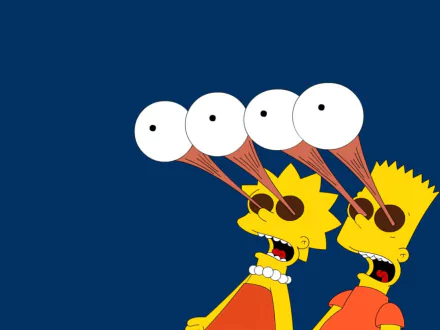 Bart Simpson Lisa Simpson TV Show The Simpsons HD Desktop Wallpaper | Background Image