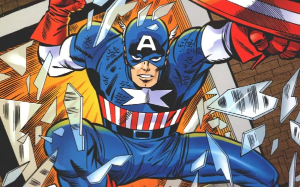 Comic Captain America HD Desktop Wallpaper | Background Image