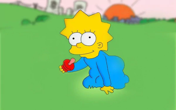 Maggie Simpson TV Show The Simpsons HD Desktop Wallpaper | Background Image