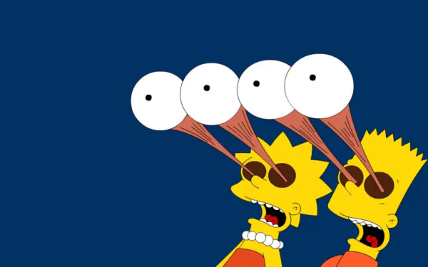 Bart Simpson Lisa Simpson TV Show The Simpsons HD Desktop Wallpaper | Background Image