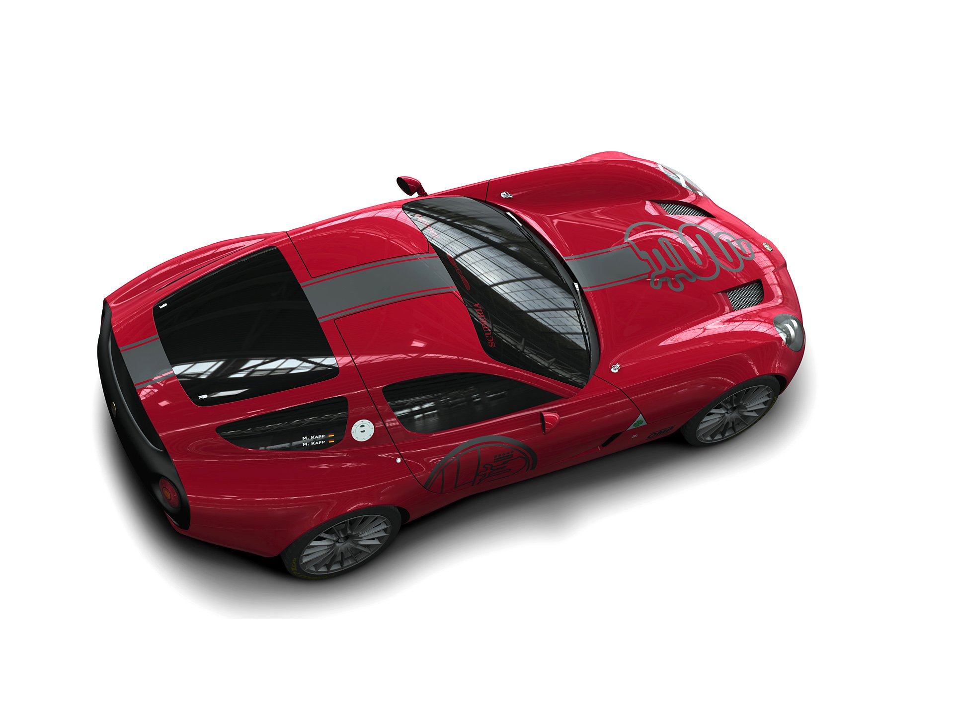 Download Alfa Romeo Vehicle Alfa Romeo Zagato TZ3 HD Wallpaper