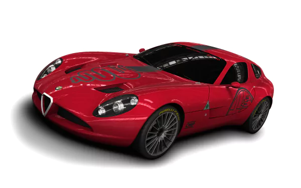 Alfa Romeo vehicle Alfa Romeo Zagato TZ3 HD Desktop Wallpaper | Background Image