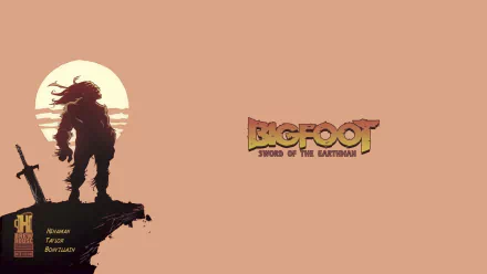 Comic bigfoot HD Desktop Wallpaper | Background Image