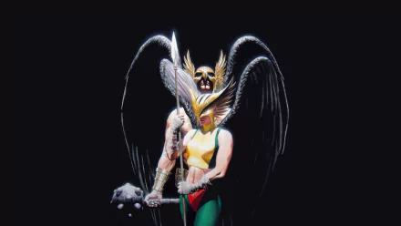 Carter Hall Kendra Sanders Hawkgirl (DC Comics) Hawkman (DC Comics) Comic Justice Society of America HD Desktop Wallpaper | Background Image