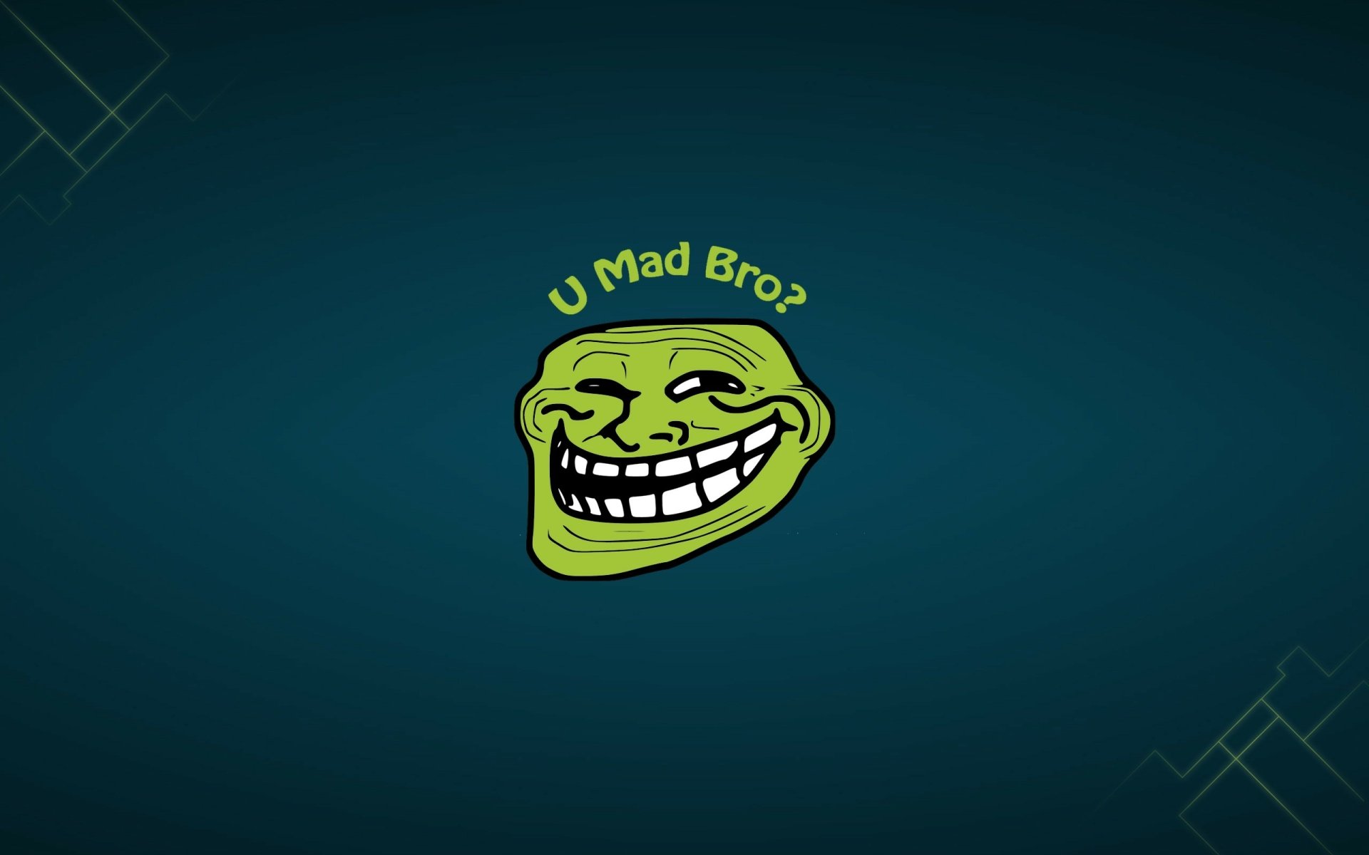 Troll Face HD Wallpaper - Vibrant Meme Background by robokoboto