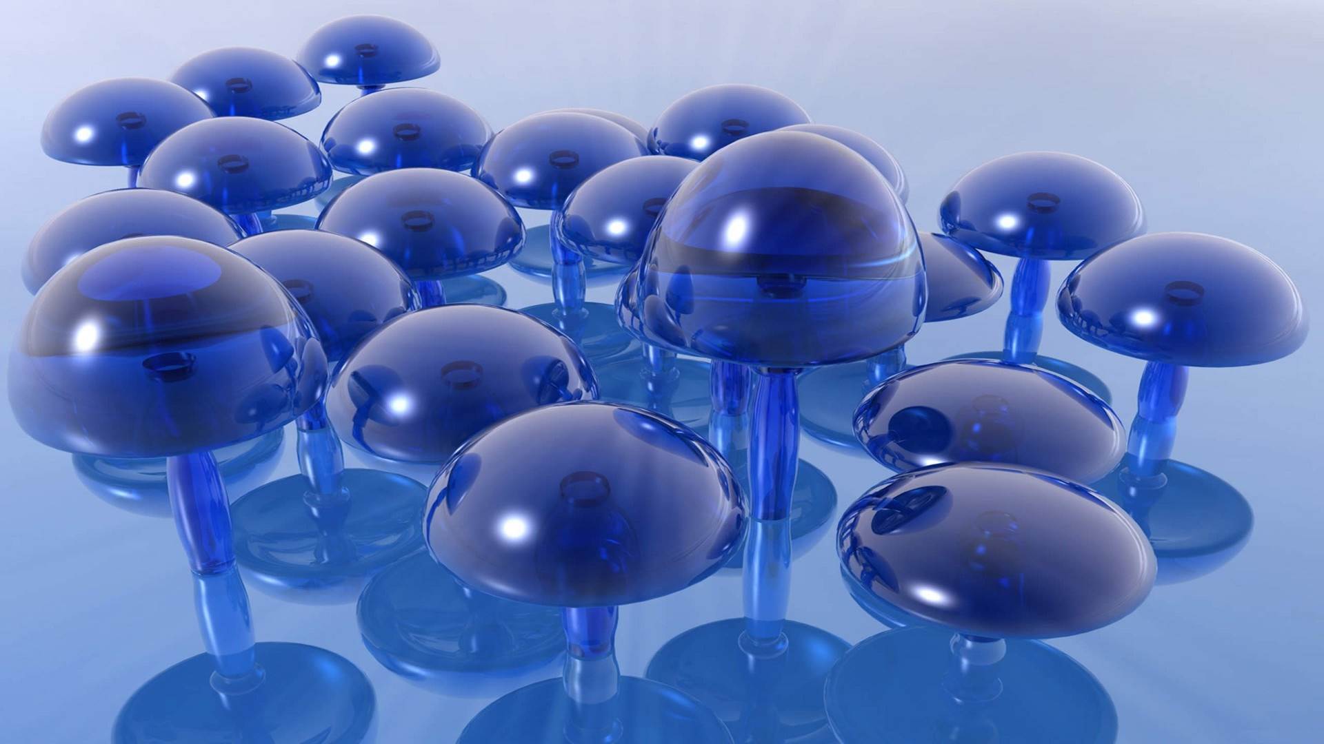 blue mushrooms Full HD Wallpaper and Background | 1920x1080 | ID:476971