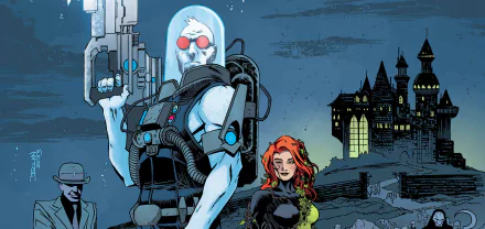 Mr. Freeze (DC Comics) Poison Ivy Riddler (DC Comics) Comic forever evil: rogues rebellion HD Desktop Wallpaper | Background Image