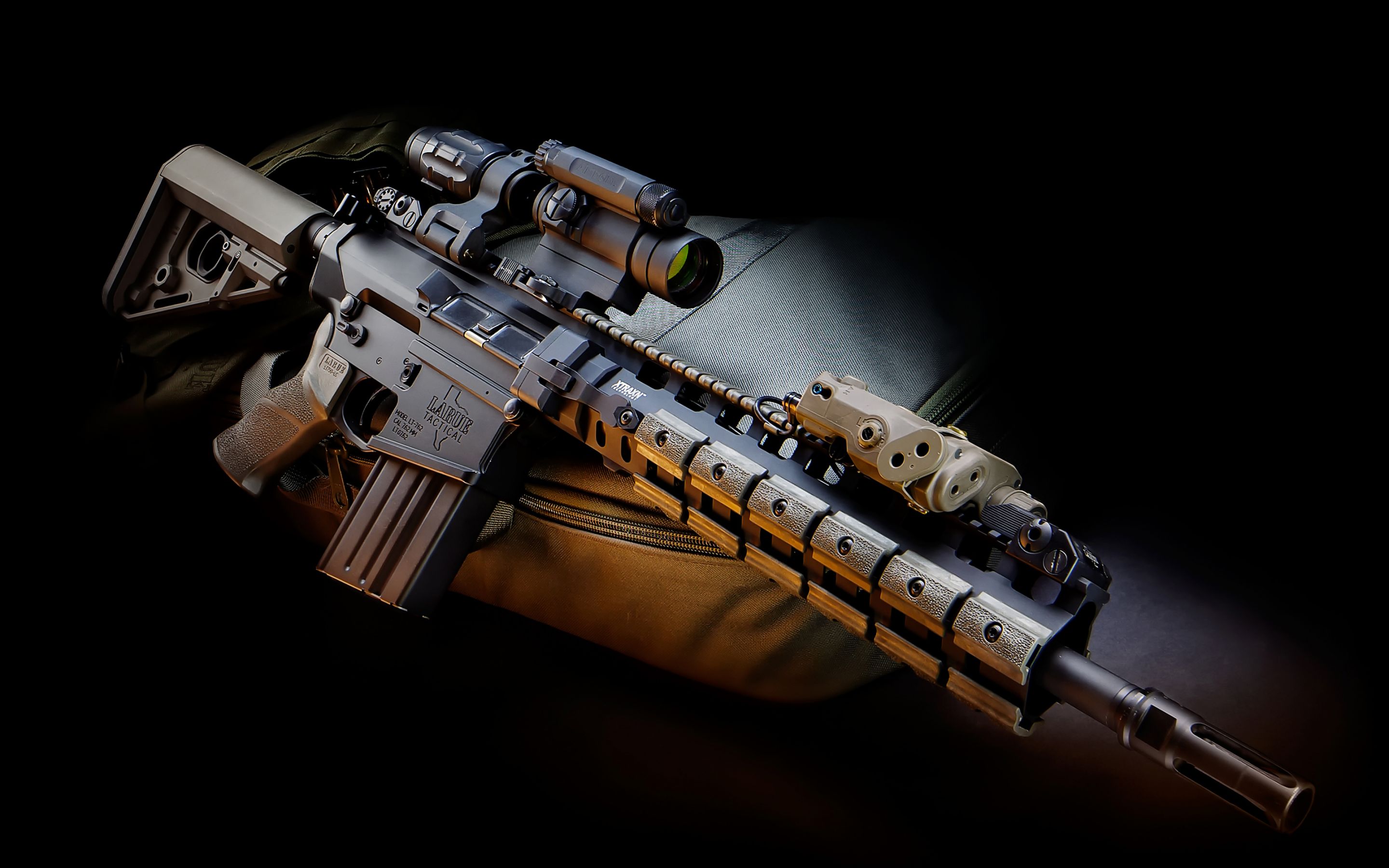 Larue Tactical Assault Rifles Weapon Background Hd Wallpaper Porn Sex