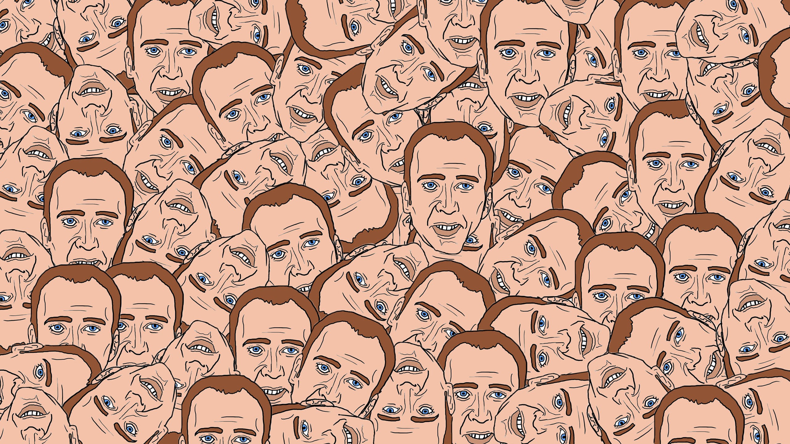 HD wallpaper Nicolas Cage You Dont Say meme collage Funny full frame  backgrounds  Wallpaper Flare