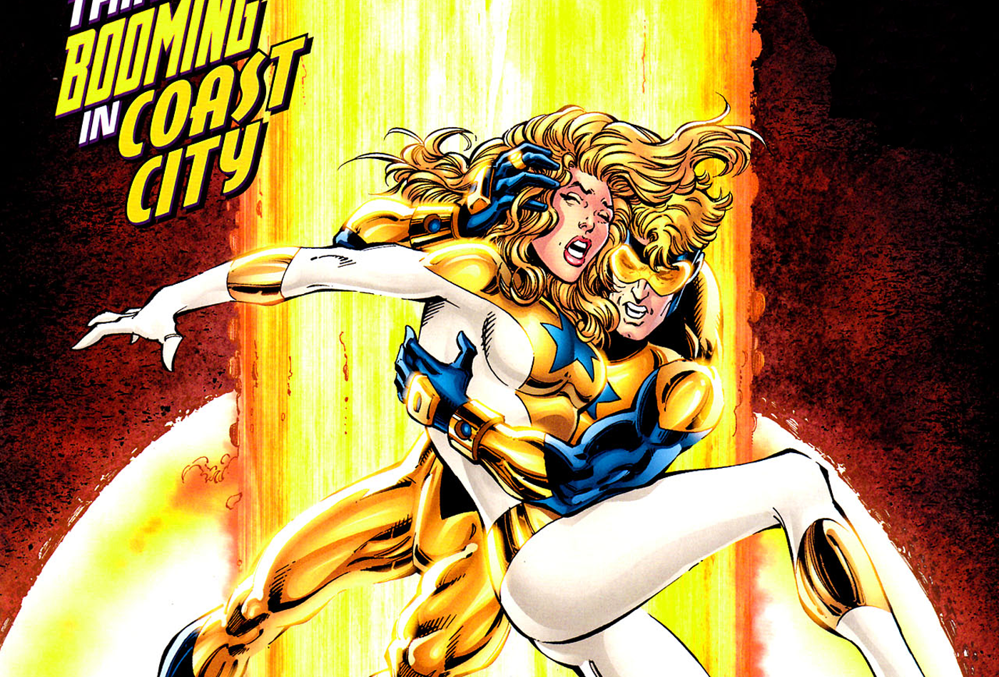 Download DC Comics Comic Booster Gold Wallpaper