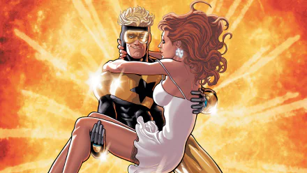 Comic Booster Gold HD Desktop Wallpaper | Background Image
