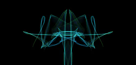 Abstract generative HD Desktop Wallpaper | Background Image