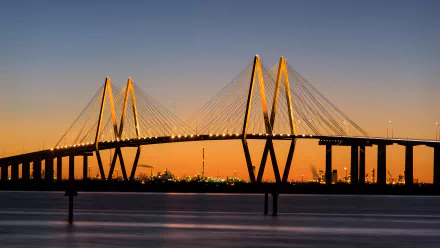 bridge man made fred hartman bridge HD Desktop Wallpaper | Background Image