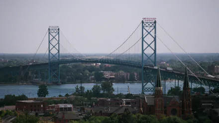 man made ambassador bridge HD Desktop Wallpaper | Background Image