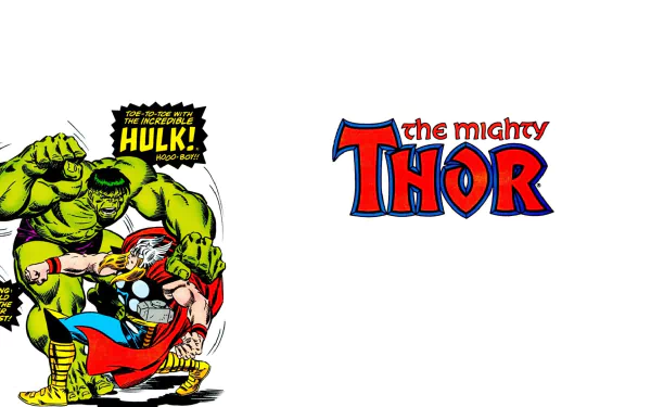 Hulk Thor Comic the mighty thor HD Desktop Wallpaper | Background Image
