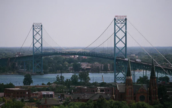 man made ambassador bridge HD Desktop Wallpaper | Background Image