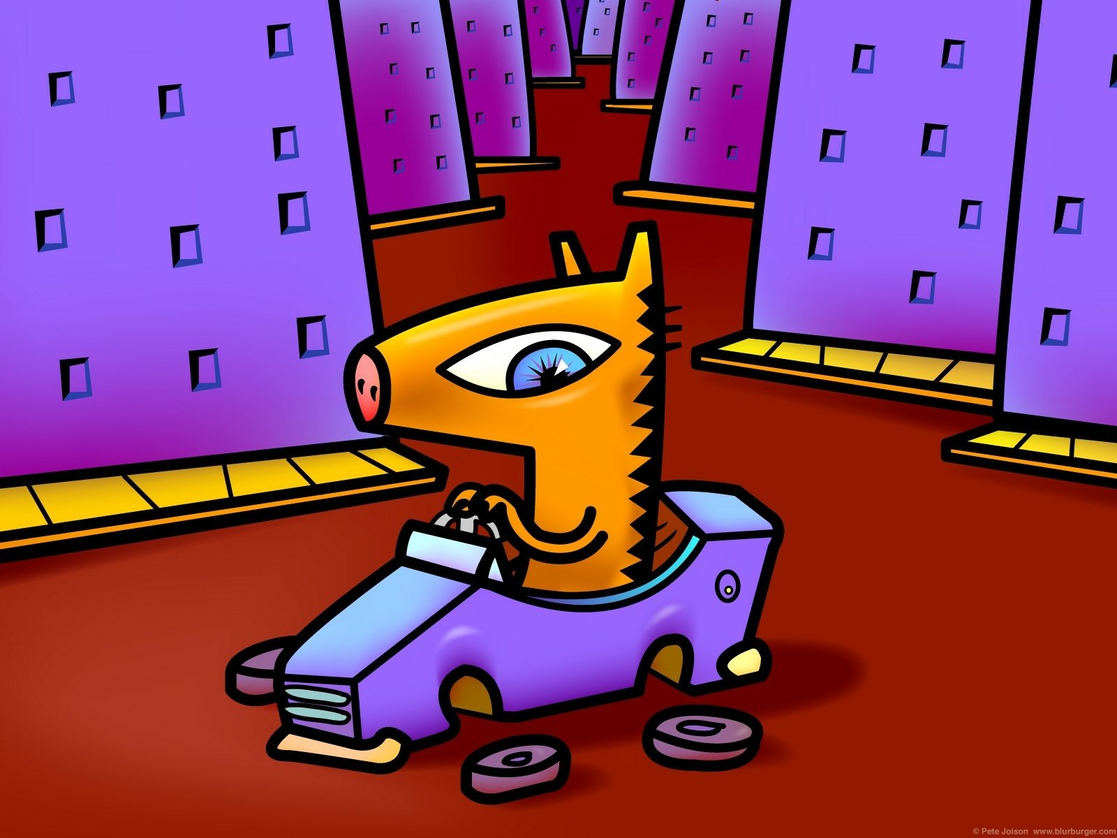 Download Artistic Blurburger Wallpaper