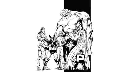 Sasquatch (Marvel Comics) Snowbird (Marvel Comics) Northstar (Marvel Comics) Aurora (Marvel Comics) Shaman (Marvel Comics) Wolverine Puck (Marvel Comics) Comic Alpha Flight HD Desktop Wallpaper | Background Image