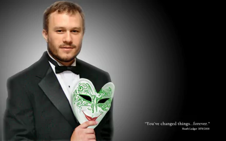 Celebrity Heath Ledger HD Desktop Wallpaper | Background Image
