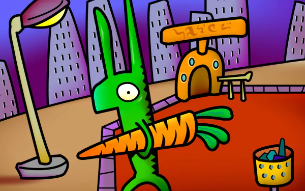 artistic Blurburger HD Desktop Wallpaper | Background Image