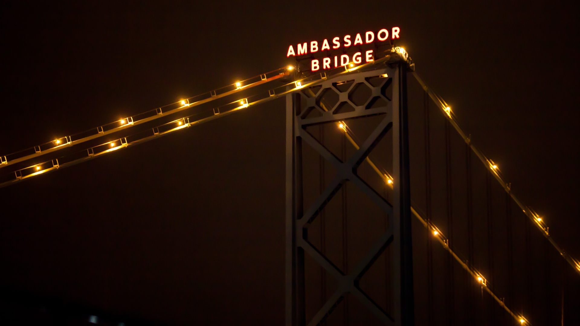 Man Made Ambassador Bridge HD Wallpaper | Background Image
