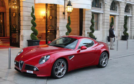 vehicle Alfa Romeo 8C Competizione HD Desktop Wallpaper | Background Image