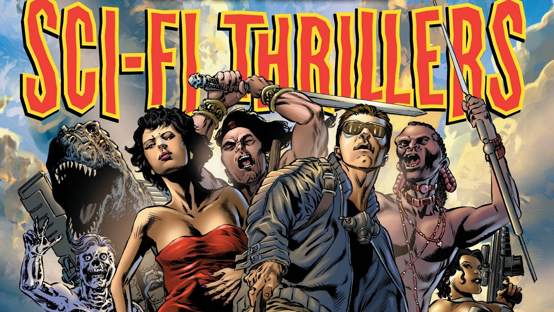 Download Comic Sci-Fi Thrillers HD Wallpaper