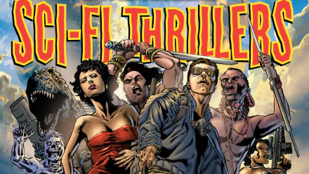 Comic Sci-Fi Thrillers HD Desktop Wallpaper | Background Image