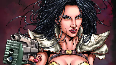 Comic war goddess HD Desktop Wallpaper | Background Image