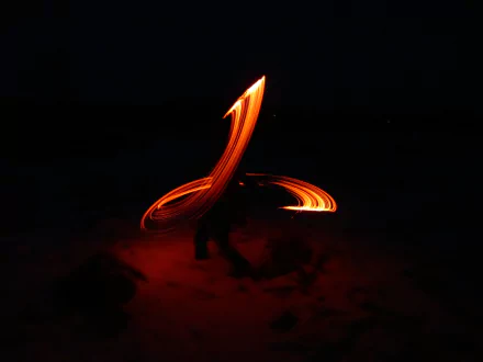 photography Fire juggling HD Desktop Wallpaper | Background Image