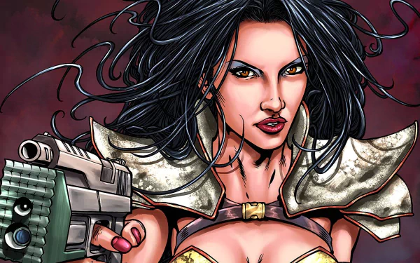Comic war goddess HD Desktop Wallpaper | Background Image