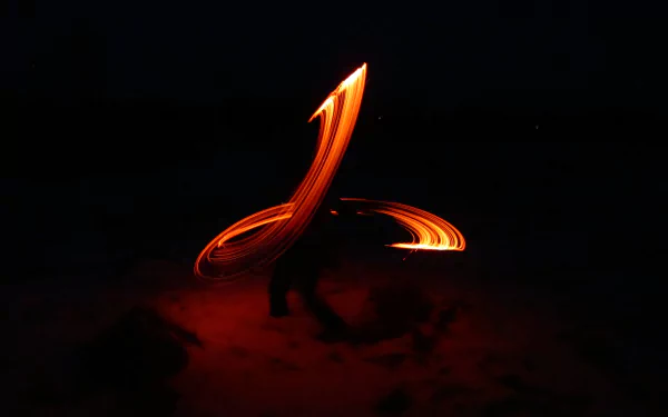 photography Fire juggling HD Desktop Wallpaper | Background Image