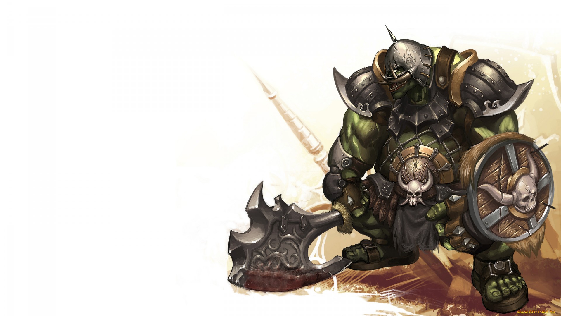 Fantasy Orc HD Wallpaper | Background Image
