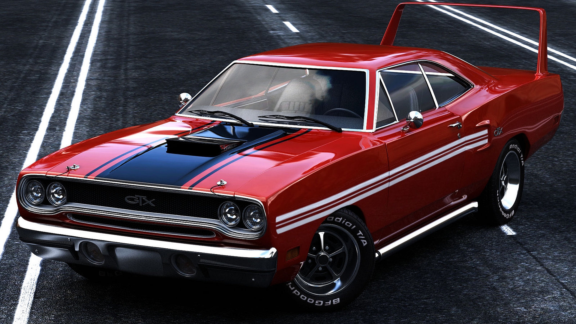 Download Vehicle Plymouth GTX HD Wallpaper