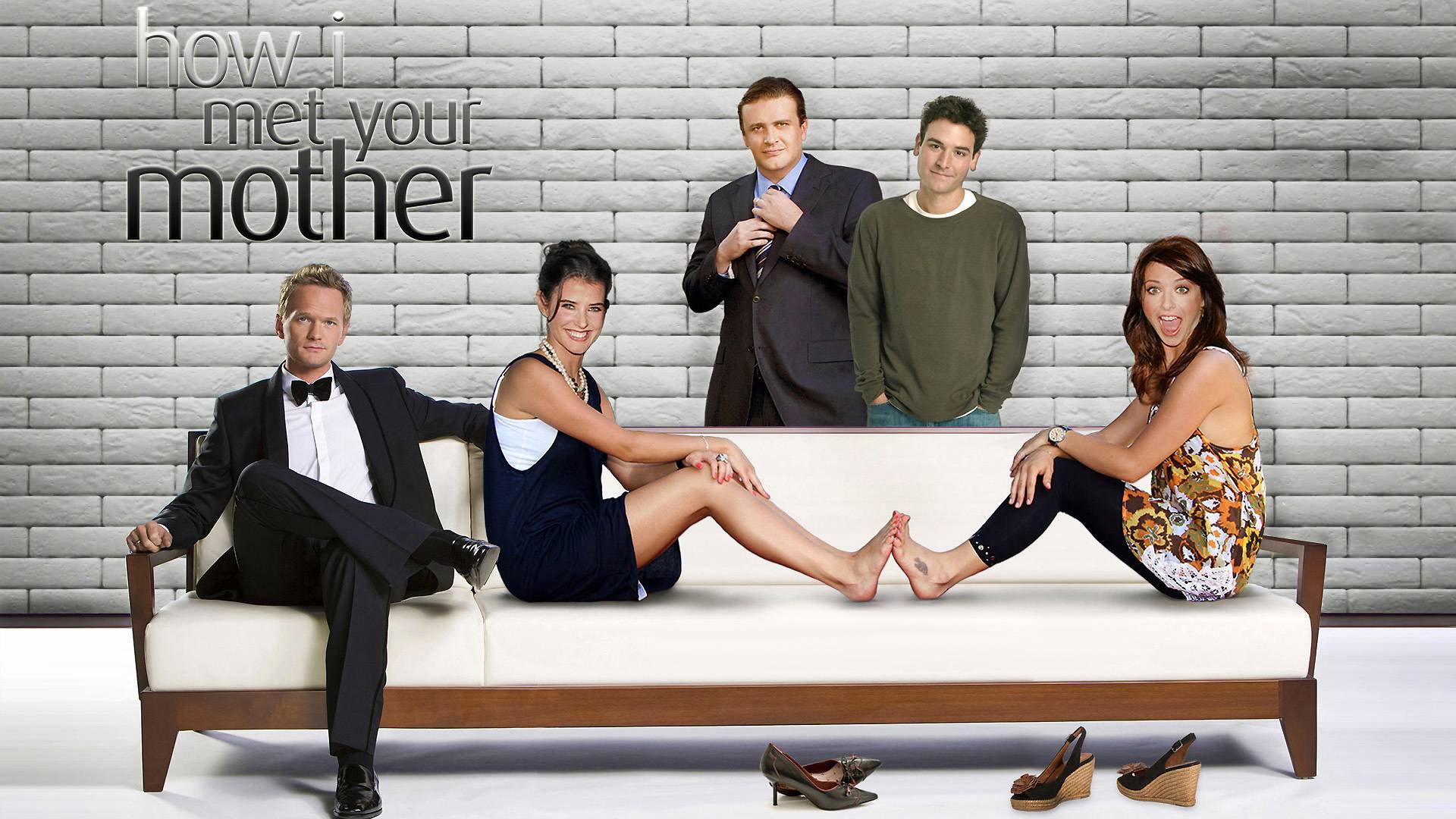 Download Josh Radnor Ted Mosby Jason Segel Marshall Eriksen Cobie Smulders Robin Scherbatsky Neil Patrick Harris Barney Stinson Alyson Hannigan Lily Aldrin TV Show How I Met Your Mother HD Wallpaper