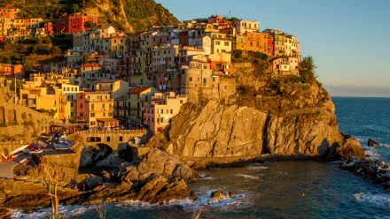 man made Manarola HD Desktop Wallpaper | Background Image
