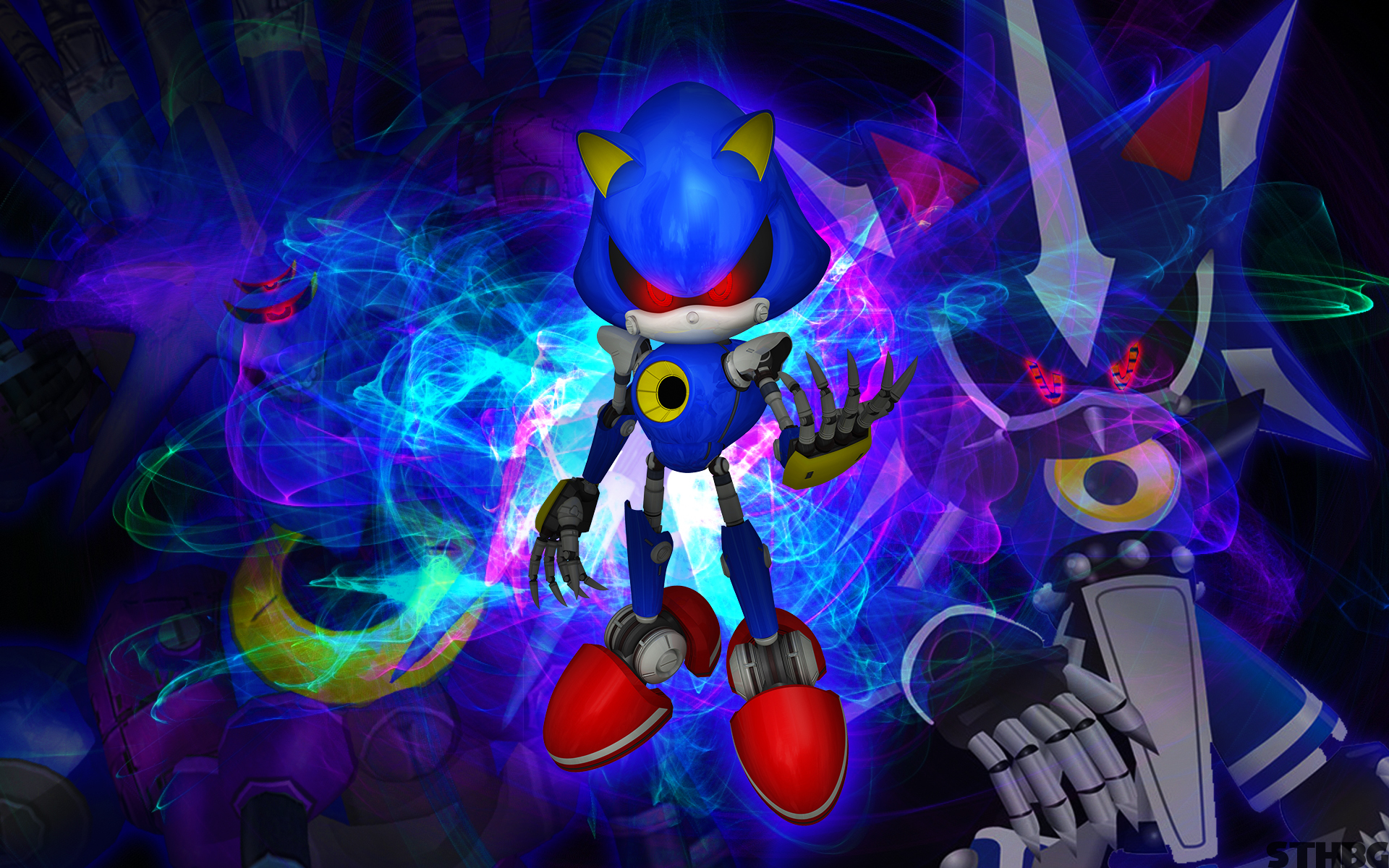 Metal Sonic  Sonic, Sonic art, Sonic heroes