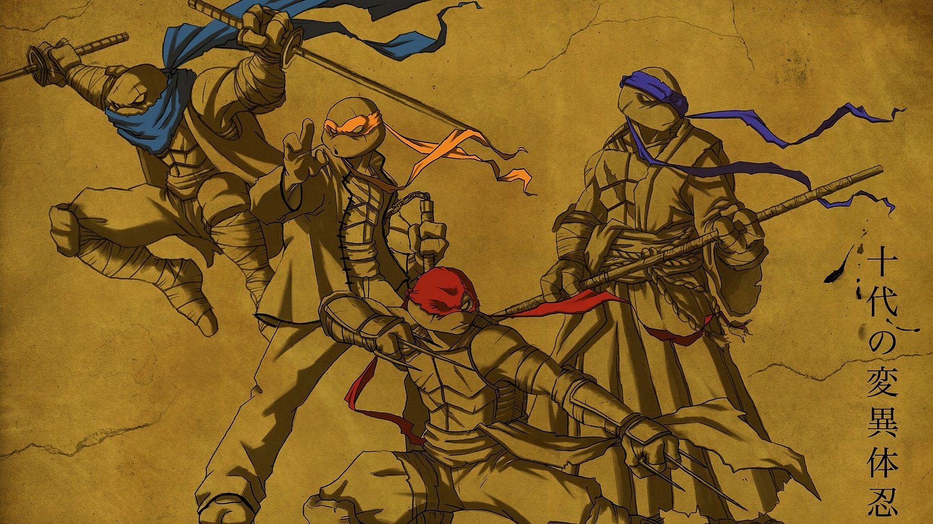 Download Comic Teenage Mutant Ninja Turtles HD Wallpaper